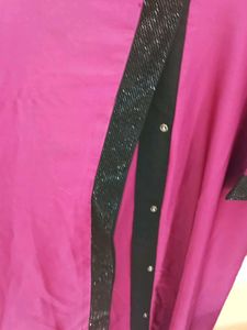 Purple Embellished Abaya