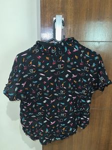 Printed Crop Top