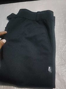 Black track pants for men
