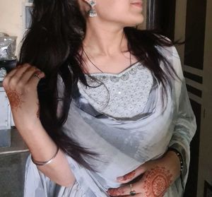 Elegant White Embroidered Sharara Suit