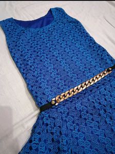 Blue Lace Dress