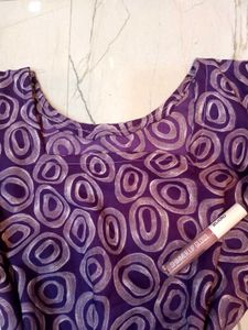 🆕 Purple 💜 Pinteresty Short Kurta 🎀✨