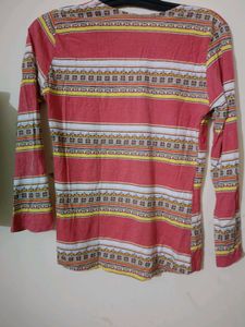 Striped Long Sleeve Top