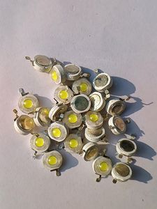 Led Chip 3W White DC 3V-3.4V / 3 Watt