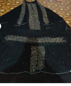 Abayas Butter Fly Design And A Line