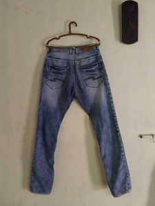 Blue Acid Wash Jeans