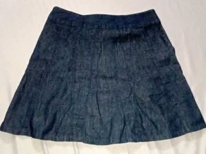 Denim A-Line Skirt