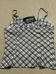 Revolte Plaid Cami Top