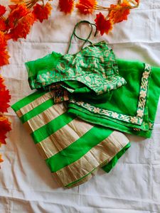 Green Lehenga