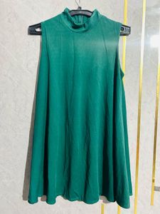 Green Sleeveless Top