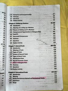 Intermediate Second Year Commerce Textbook