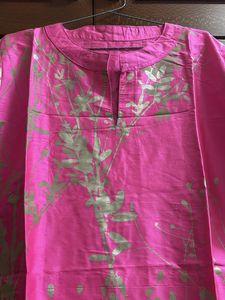 Pink Floral Kurti