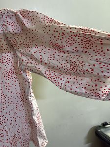 Polka Dot Off-Shoulder Top