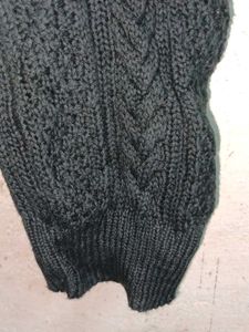 Oversized Winter Fashion Cropped Shrug Black 🖤