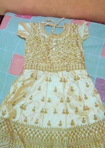 Elegant Gold Embroidered Fabric