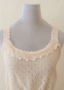 Daisy lace knit camisole