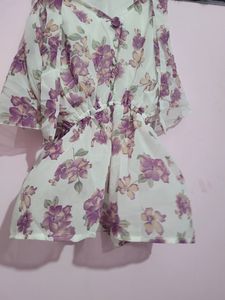 Pink Floral Top