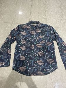 Aeropostale Tropical Print Button-Down