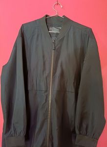 Longline bomber jacket