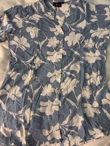 Floral Button-Down Top