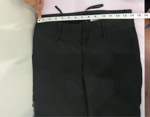 Black Bootcut Pant With Side Tie Up Detail