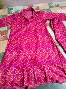 Pink Printed Coord Set