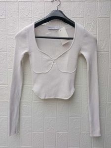 New with tag Pinterest Elegant Knit Square Neck To