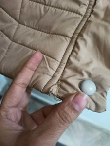 Sleeveless Jacket with Cap