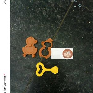 cute mankey toy and Blue to