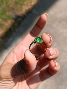 Green Stone Ring