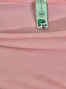 Pink Long Sleeve Crop Top