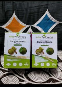 Combo of Indigo &amp; Henna Hair Dye