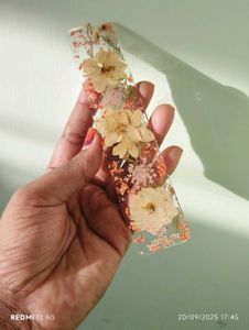 Floral Resin Bookmark