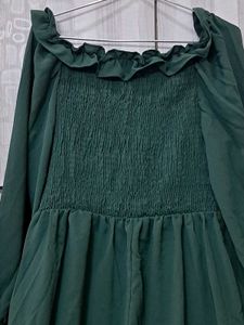 Elegant Green Maxi Dress