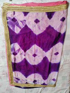 Party Wear Double Colour Beautiful Saree
