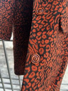 Vintage Animal Print Coat