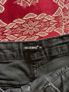 Black High-Waisted Denim Shorts