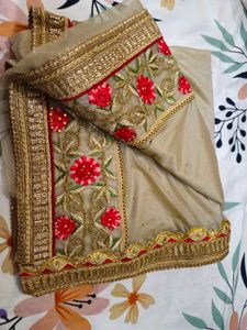 Elegant Heavy Border Saree 🔥✨️