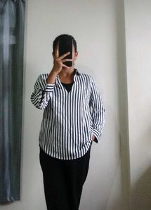 H&amp;M Striped Blouse