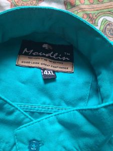 Light green Or Lighish Aqua Shade Color 4XLShirt
