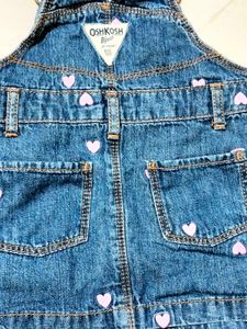 Denim Dungaree 6-9 Months