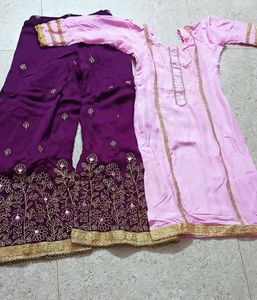 Partywear Kurta With Palazo