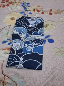Blue Wave Print Shirt XXL B1 G1FOR 399 TODAY