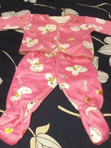 Cute Bunny Print Baby Onesie