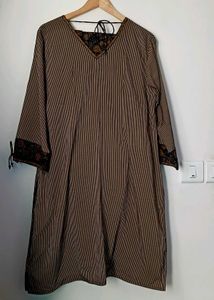 V Neck Kurti Set (Women)