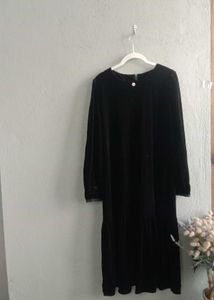 Black velvet modest wear