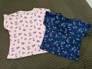 Floral Print Tees - Bundle of 2