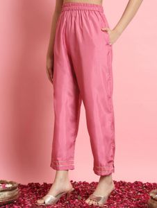 Vrede Vogel Women Silk Blend Kurta Pant Dupattaset