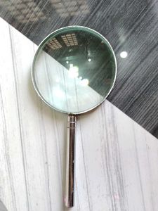 Vintage Silver Magnifying Glass
