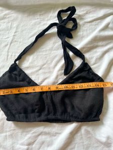 Black Halter Top